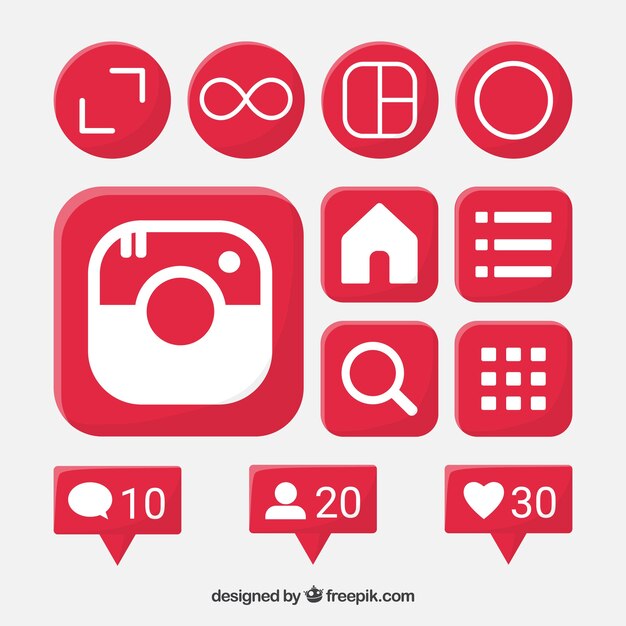 Shining Lights: Instagram's Social Icons